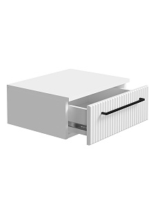Тумба подвесная SKYLAND COFFEE CD 5020-1D, белый, матовая эмаль, 500х400х200 мм